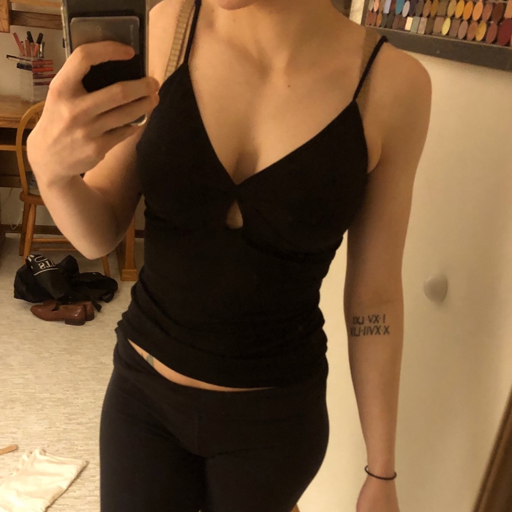 Reformation Corset Style Tank Top